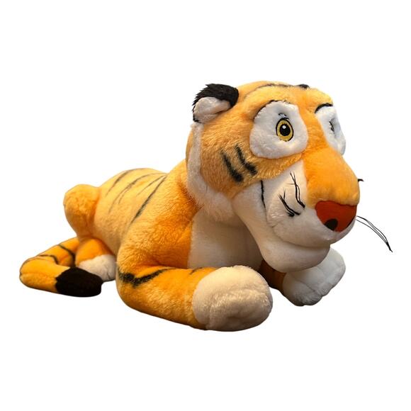 Authentic Disney Store Aladdin Rajah 17" Bengal Tiger Laying Plush Stuffed Toy - Picture 1 of 11